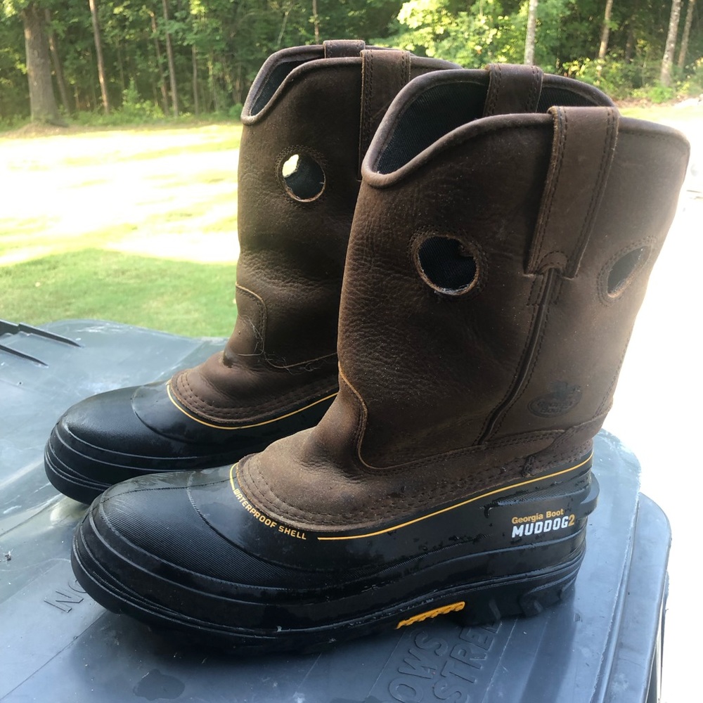 Georgia boots Muddog 2 waterproof boots. Size 11W men’s